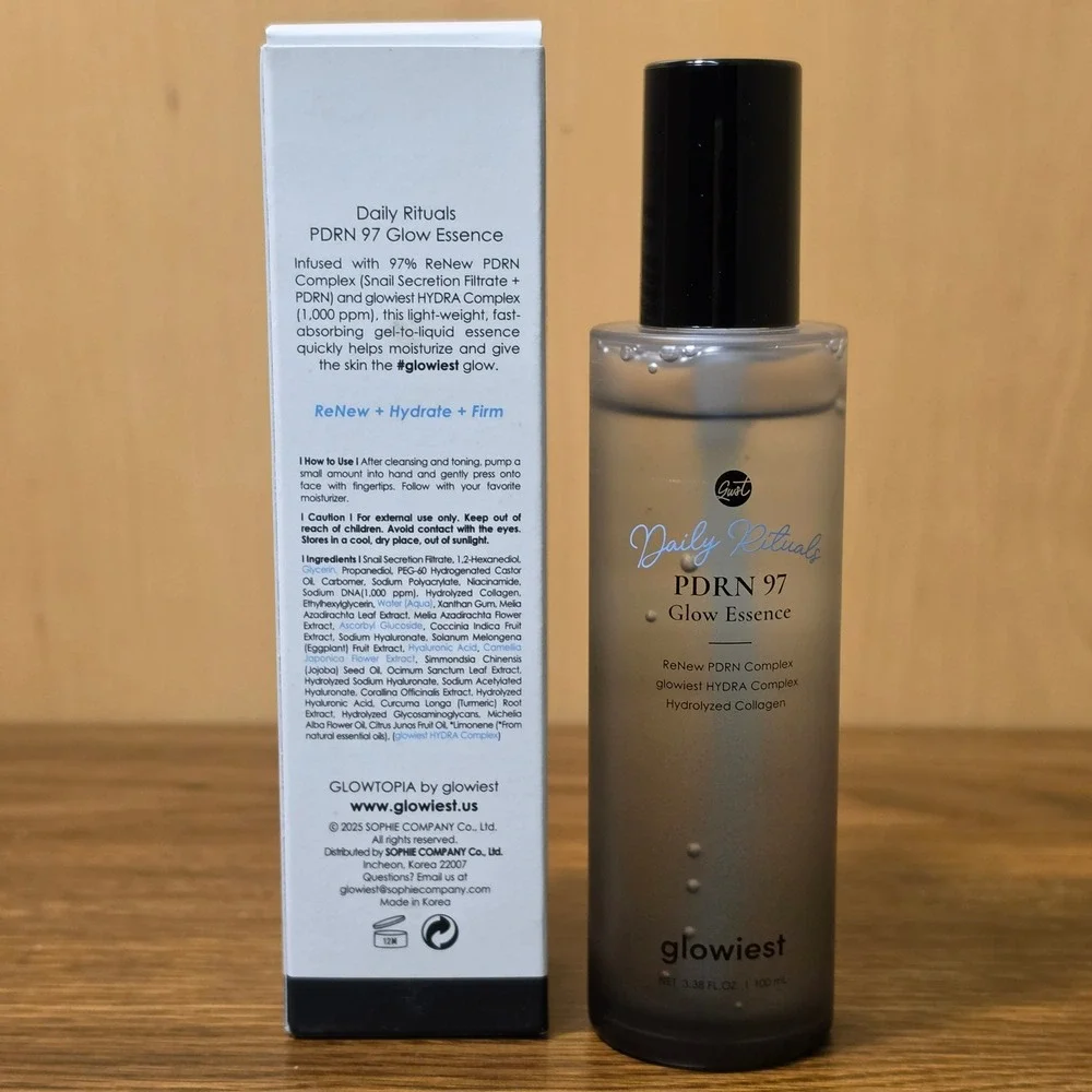 Glowiest Daily Rituals PDRN 97 Glow Essence 100ml Snail Secretion Collagen Korea